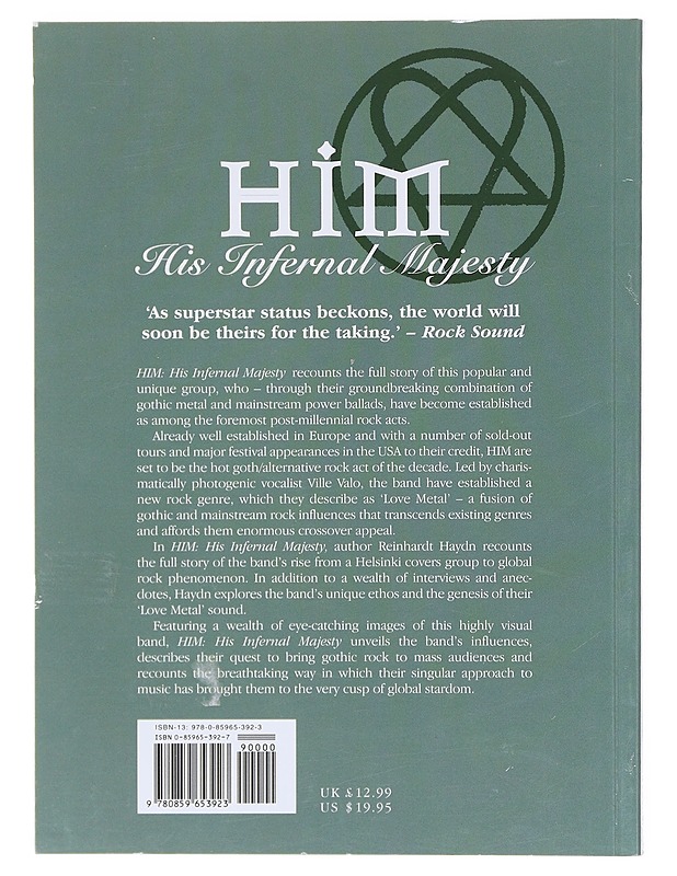 Him / his infernal majesty - Reinhardt Haydn - Elämäkerrat ja muistelmat - 10105606361 - 1