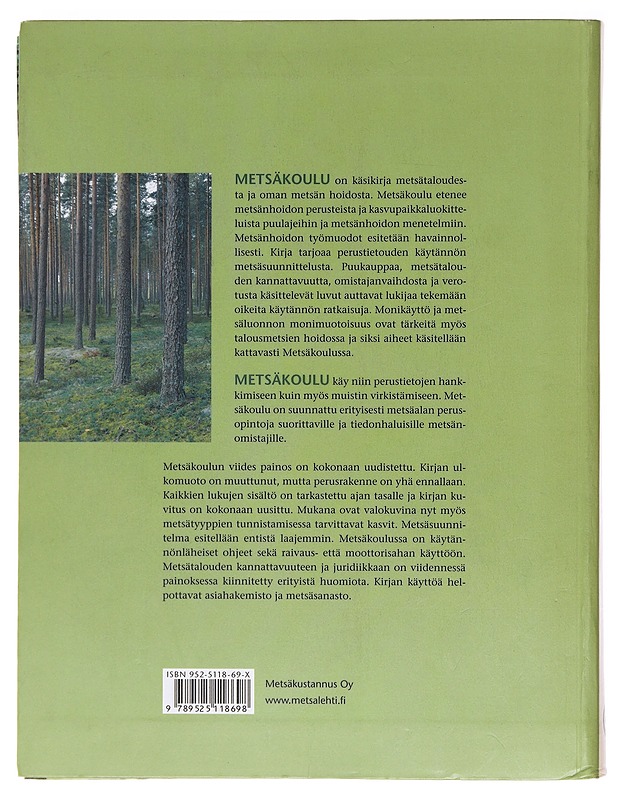 Metsäkoulu - Rantala, Satu - Tietokirjat ja oppaat - 10105606370 - 1