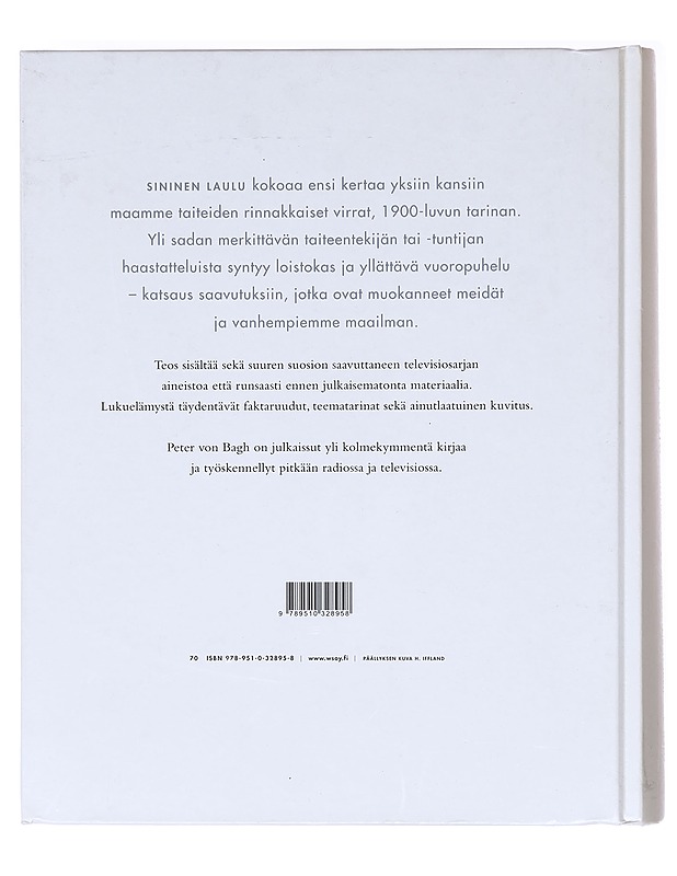 Sininen laulu : itsenäisen Suomen taiteiden tarina - Peter von Bagh - Historiakirjat - 10105606382 - 1