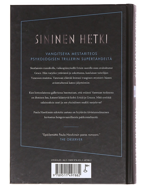 Sininen hetki - Hawkins, Paula - Romaanit ja novellit - 10105606408 - 1