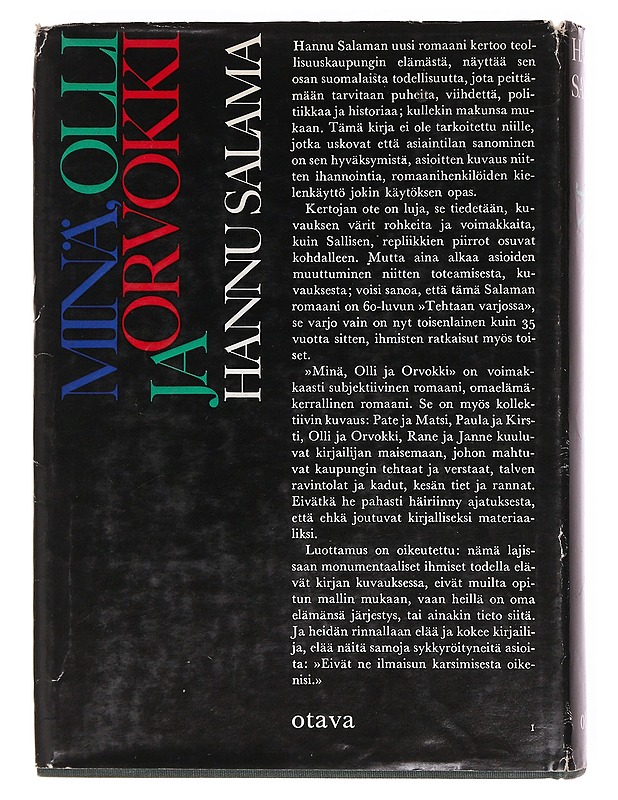 Minä, Olli ja orvokki - Salama, Hannu - Romaanit ja novellit - 10105606405 - 1