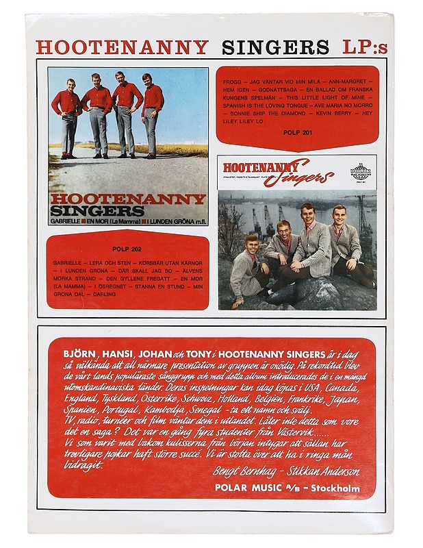 Hootenanny singers songbook - Musiikki- ja elokuvakirjat - 10105606459 - 1