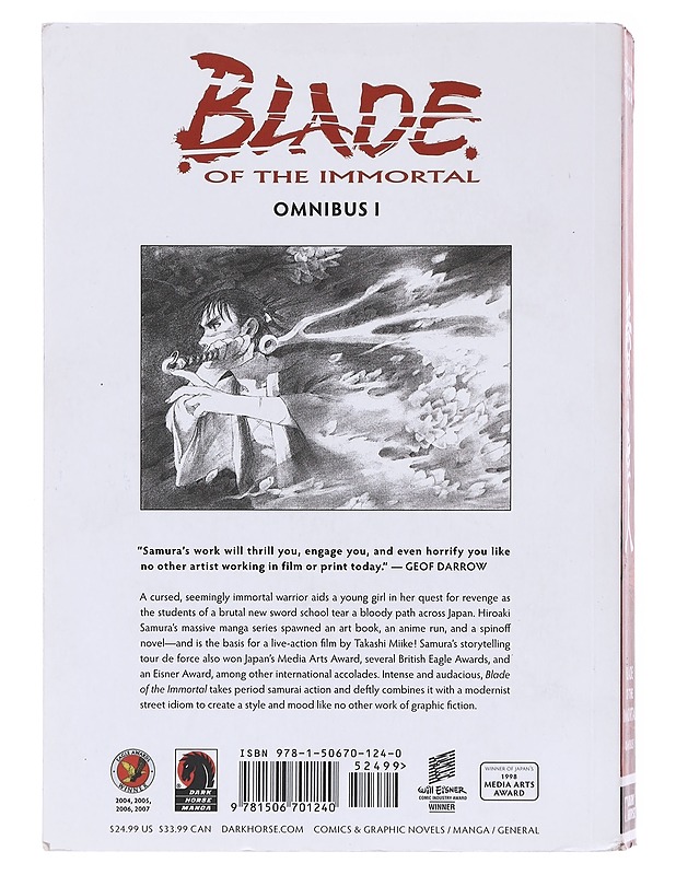 Blade of the immortal. Omnibus 1 - Samura, Hiroaki - Sarjakuvat - 10105606502 - 1
