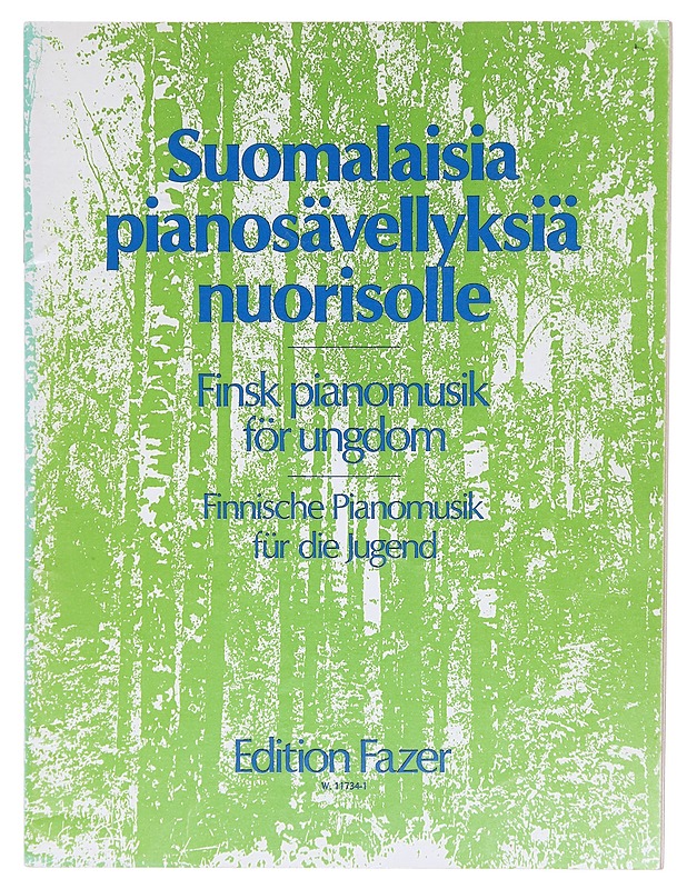Suomalaisia pianosävellyksiä nuorisolle - Hannikainen, Ilmari - Musiikki- ja elokuvakirjat - 10105606552 - 0
