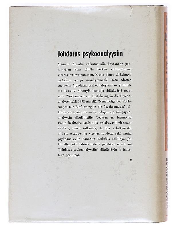 Johdatus psykoanalyysiin- Sigmund Freud - Tietokirjat ja oppaat - 10105606555 - 1