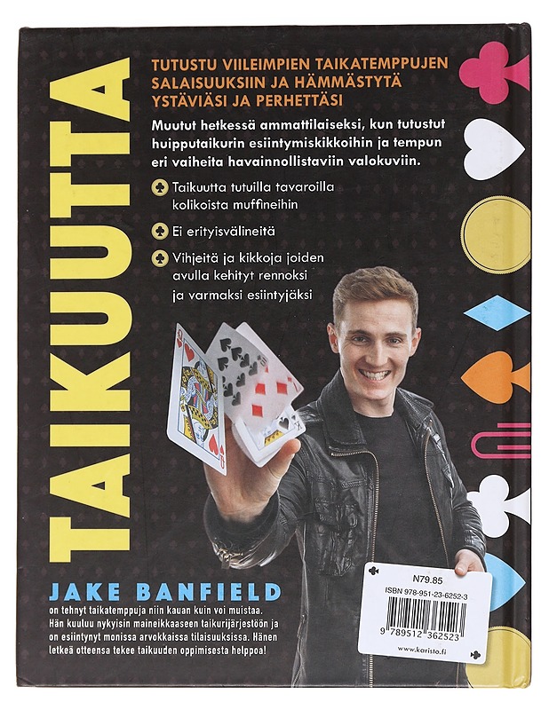 Taikatemppuja korteilla, kolikoilla ja tutuilla tavaroilla - Jake Banfield - Harrastekirjat - 10105606557 - 1