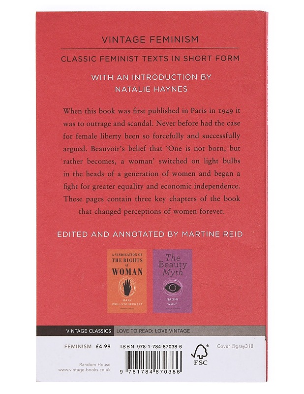 Extracts from The Second Sex - Simone de Beauvoir - Romaanit ja novellit - 10105606576 - 1