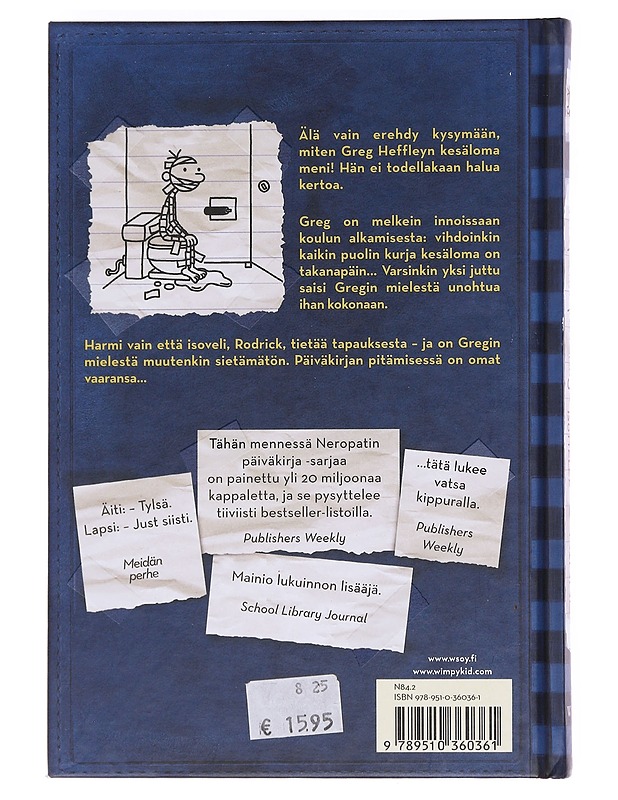 Neropatin päiväkirja 2 Isoveli isottelee - Jeff Kinney - Nuorten kirjat - 10105606581 - 1
