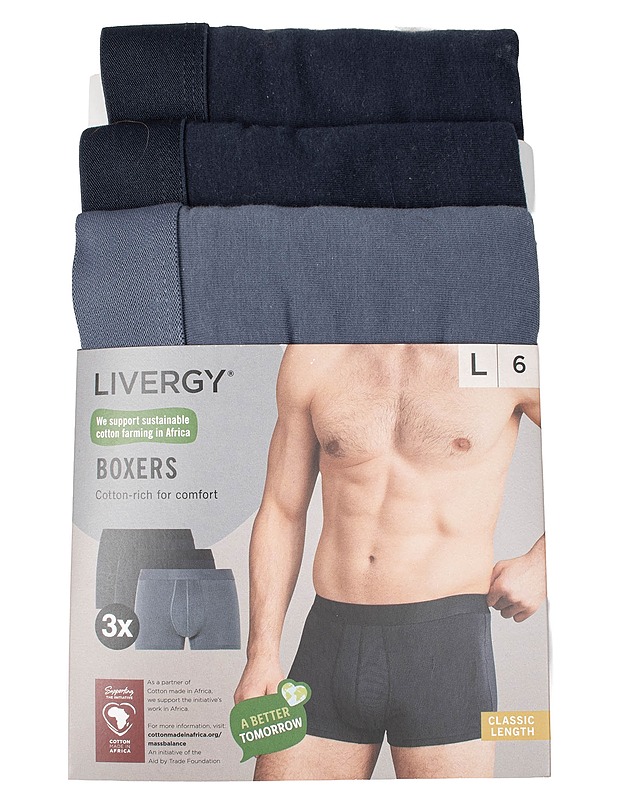 LIDL Livergy bokserit, L, 3 kpl/pkt - Alusvaatteet - 10105606582 - 0