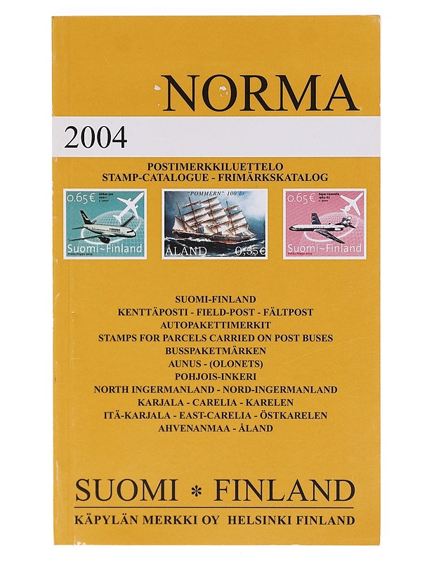 Norma postimerkkiluettelo 2004 - Tietokirjat ja oppaat - 10105606601 - 0