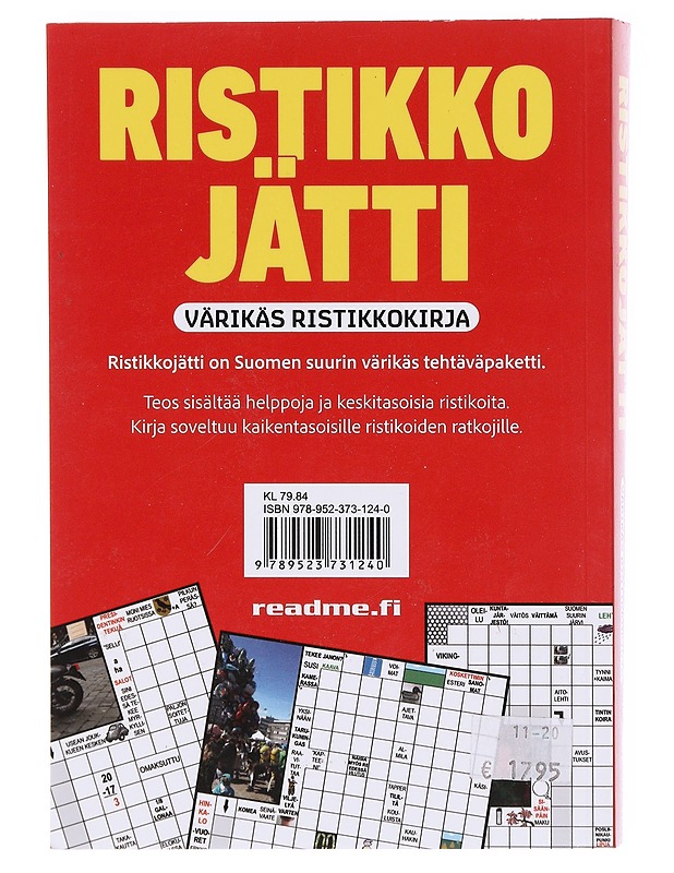 Ristikkojätti : Värikäs ristikkokirja - Haapa-aho, Jari - Tietokirjat ja oppaat - 10105606625 - 1