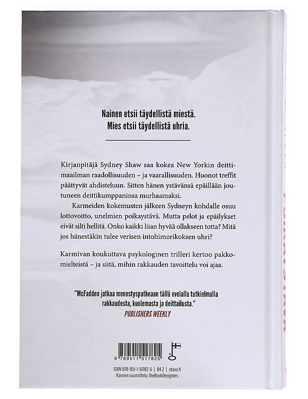 Poikaystävä - McFadden, Freida - Kirja lahjaksi - 10105606642 - 1