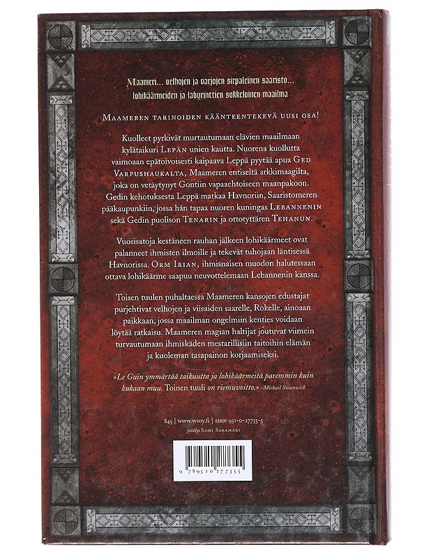 Toinen tuuli - Le Guin, Ursula K. - Fantasia- ja scifi - 10105606656 - 1
