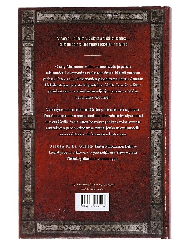 Tehanu - Le Guin, Ursula K. - Fantasia- ja scifi - 10105606665 - 1