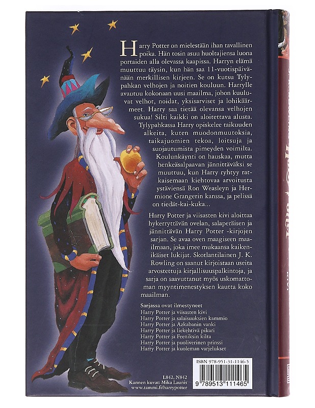 Harry Potter ja viisasten kivi - Rowling, J. K. - Fantasia- ja scifi - 10105606688 - 1