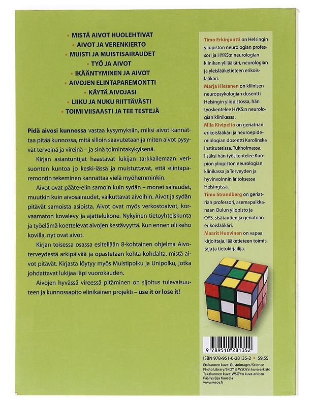 Pidä aivosi kunnossa - Kivipelto, Miia - Tietokirjat ja oppaat - 10105606691 - 1