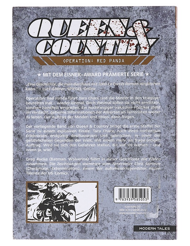 Queen&country Operation: Red Panda - Sarjakuvat - 10105606728 - 1