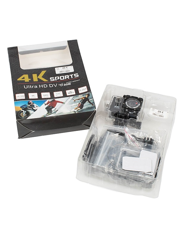 4K SPORTS Ultra HD DV action-kamera - Muu elektroniikka - 10105606767 - 0