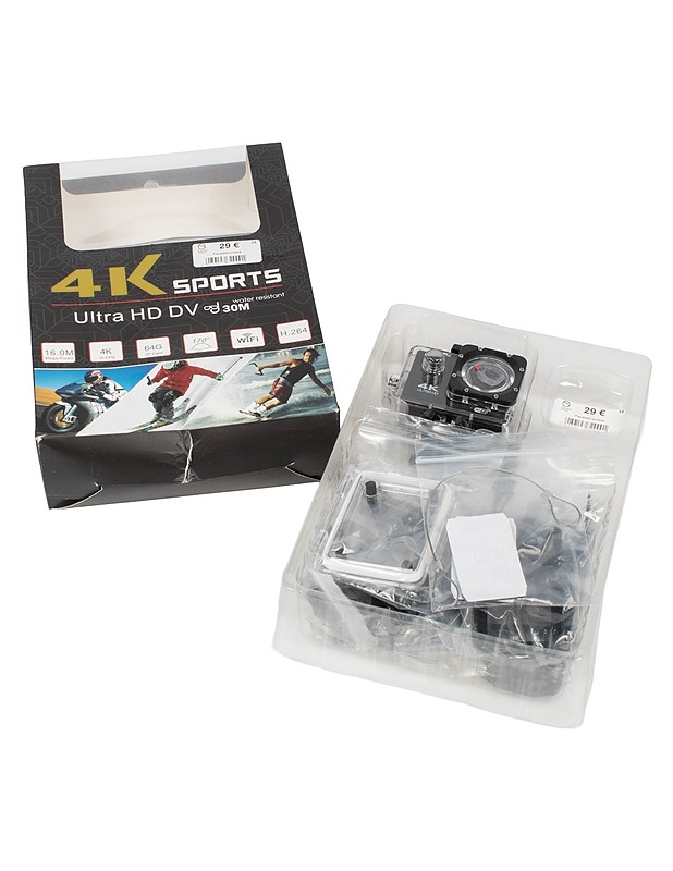 4K SPORTS Ultra HD DV actionkamera - Muu elektroniikka - 10105606771 - 0