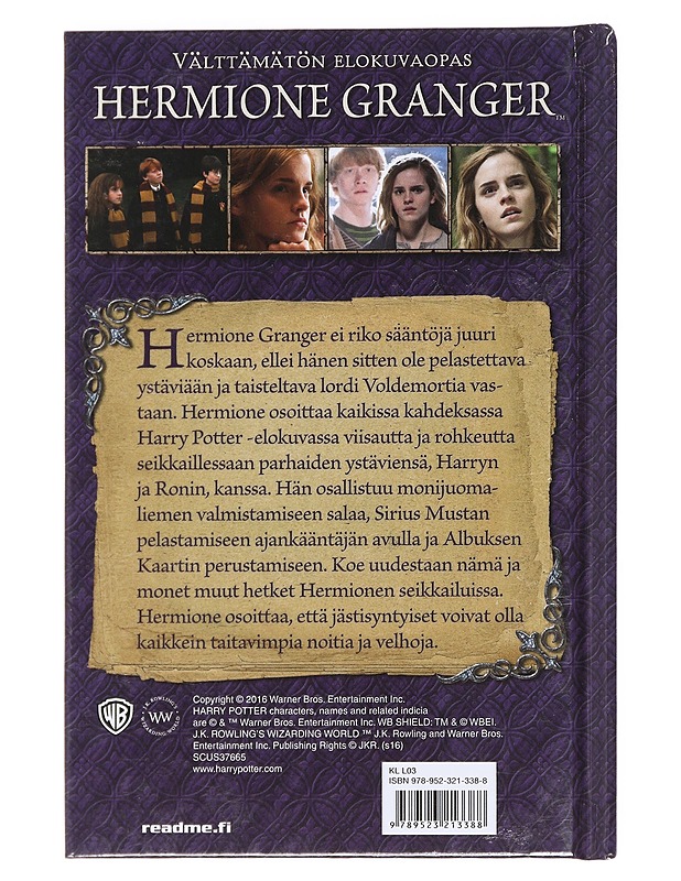 Hermione Granger / elokuvaopas - Baker, Felicity - Lastenkirjat - 10105606817 - 1