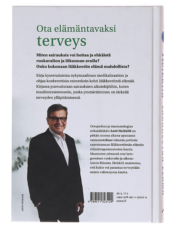 Lääkkeetön elämä - Antti Heikkilä - Ruokakirjat - 10105606847 - 1