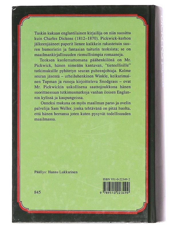 Pickwick-kerhon jälkeenjääneet paperit 1 & 2 - Dickens, Charles - Romaanit ja novellit - 10105606857 - 1