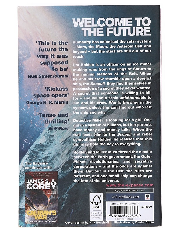 Leviathan Wakes: Book one of the Expanse - James S. A. Corey - Romaanit ja novellit - 10105606900 - 1