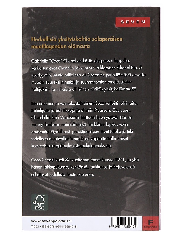 Coco Chanel - Madsen, Axel - Elämäkerrat ja muistelmat - 10105606905 - 1