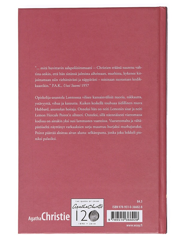 Neiti Lemon erehtyy - Christie, Agatha - Romaanit ja novellit - 10105606915 - 1