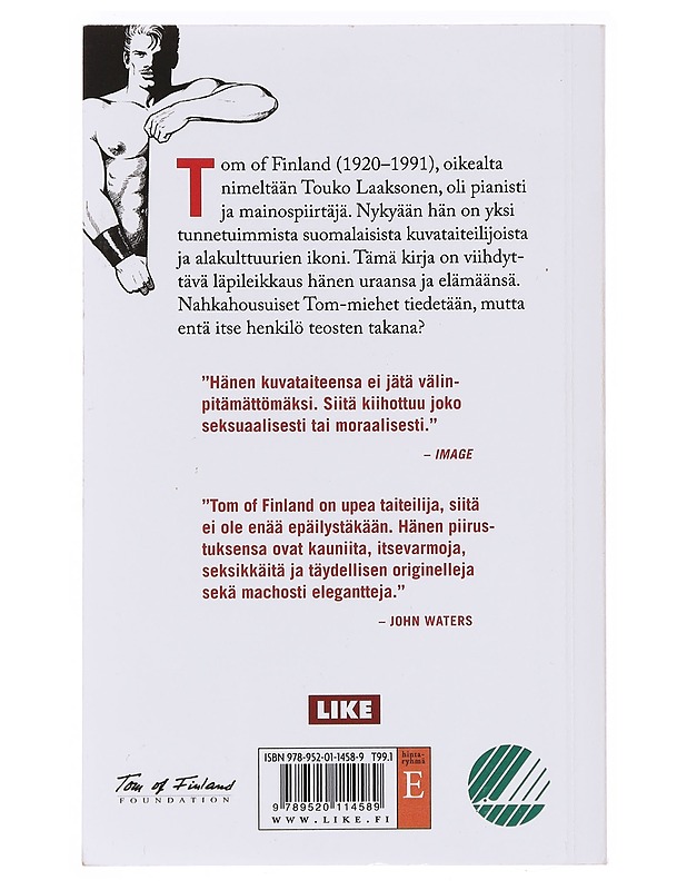 Tom of Finland / välähdyksiä nimimerkin takaa - Pulkkinen, Kalervo - Elämäkerrat ja muistelmat - 10105606931 - 1