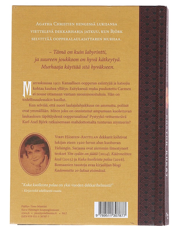 Koston kukat / Karl Axel Björkin tutkimuksia, osa neljä - Virpi Hämeen-Anttila - Romaanit ja novellit - 10105606939 - 1
