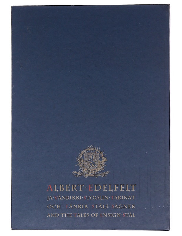 Albert Edelfelt Vänrikki Stoolin tarinat  - Taide- ja kulttuurikirjat - 10105606940 - 1