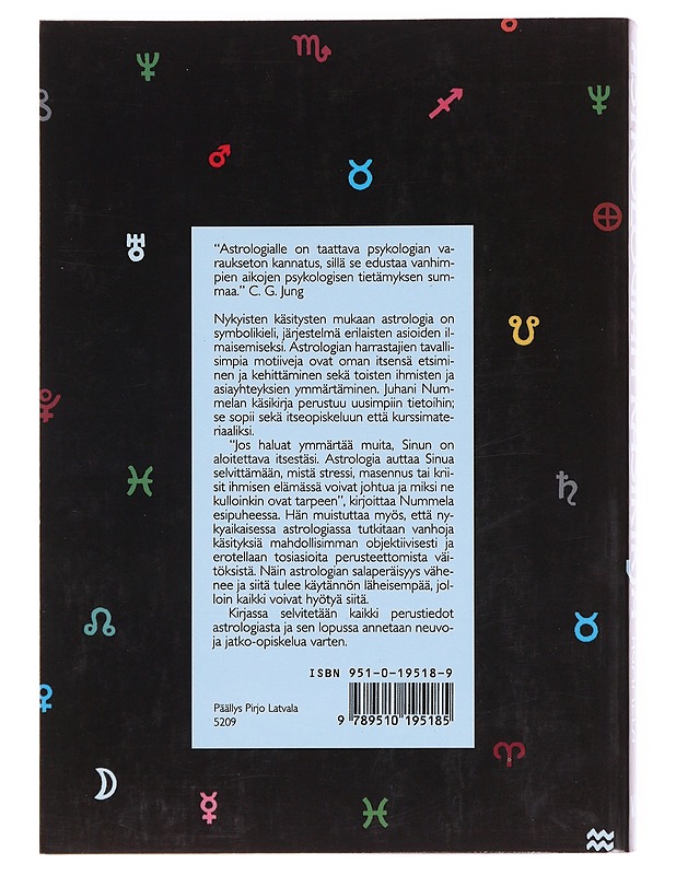 Astrologian käsikirja - Juhani Nummela - Harrastekirjat - 10105606948 - 1