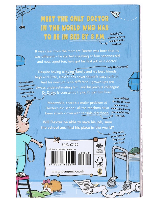 Dexter Procter, the 10-year-old doctor - Kay, Adam - Lastenkirjat - 10105606966 - 1