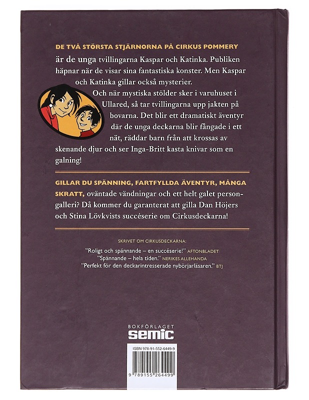 Sirkusetsivät ja ostosmysteeri - Höjer, Dan - Romaanit ja novellit - 10105606996 - 1