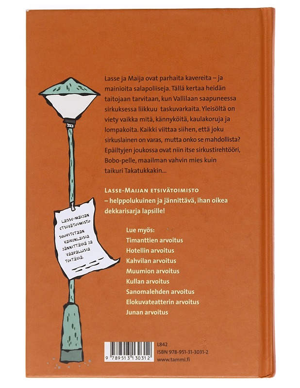 Sirkuksen arvoitus - Widmark, Martin - Lastenkirjat - 10105607046 - 1