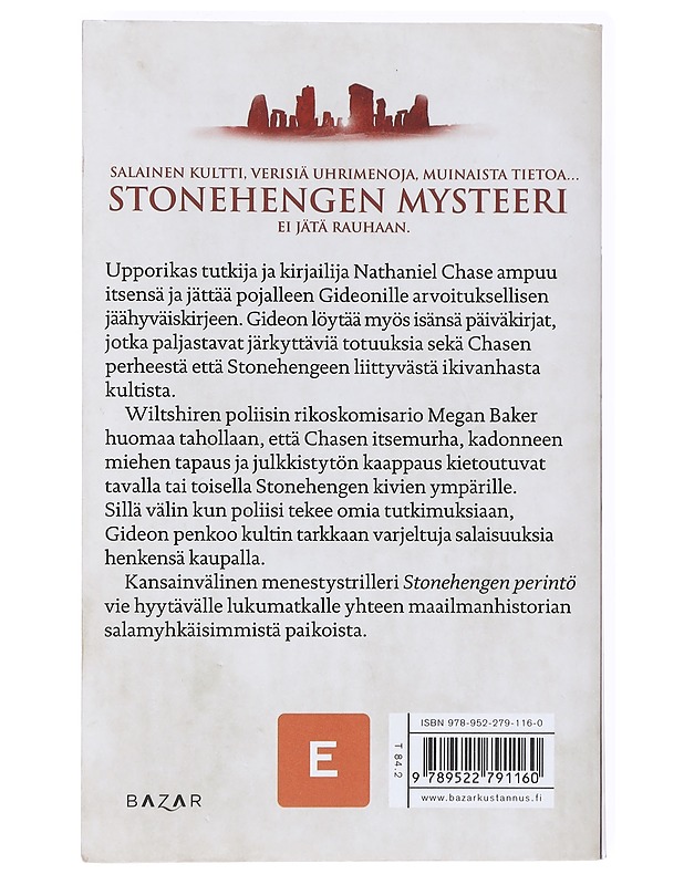 Stonehengen perintö - Christer, Sam - Romaanit ja novellit - 10105607048 - 1