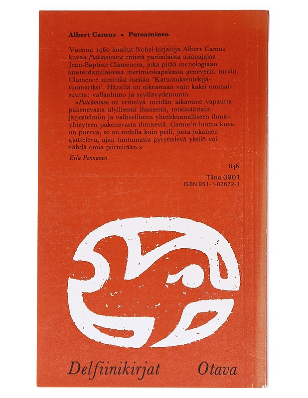 Putoaminen- Albert Camus - Romaanit ja novellit - 10105607087 - 1