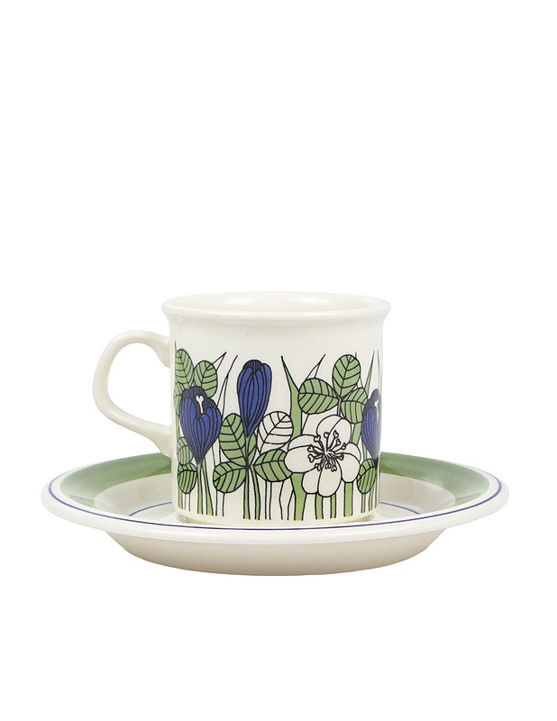 ARABIA Krokus mokkakuppi ja tassi - Designsuosikit - 10105607115 - 1