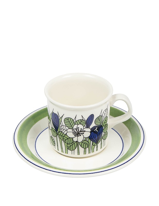 ARABIA Krokus mokkakuppi ja tassi - Designsuosikit - 10105607117 - 0