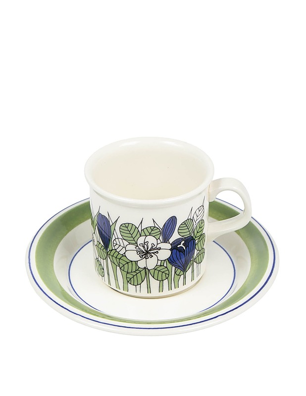 ARABIA Krokus mokkakuppi ja tassi - Designsuosikit - 10105607120 - 0