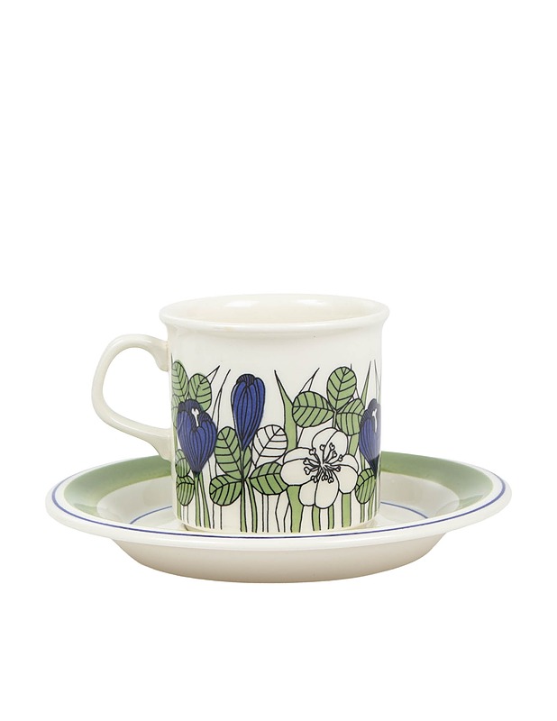ARABIA Krokus mokkakuppi ja tassi - Designsuosikit - 10105607120 - 1