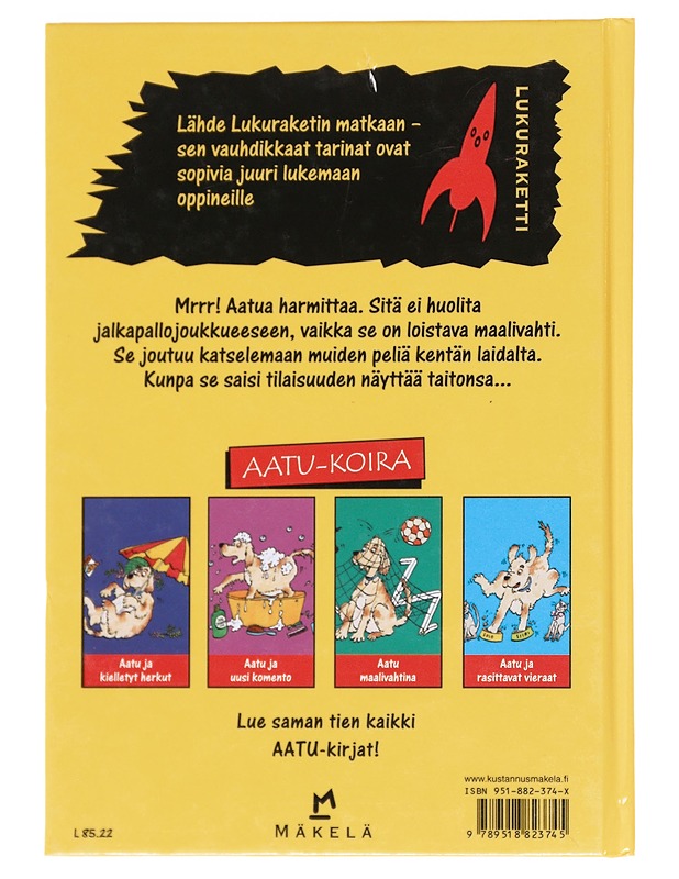 Aatu maalivahtina - Anderson, Scoular - Lastenkirjat - 10105607129 - 1