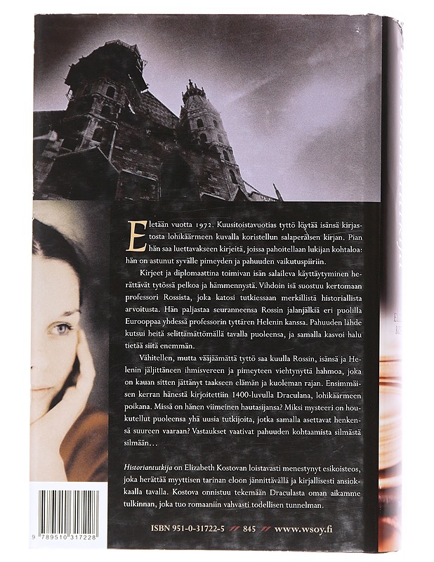 Historiantutkija - Kostova, Elizabeth - Romaanit ja novellit - 10105607166 - 1