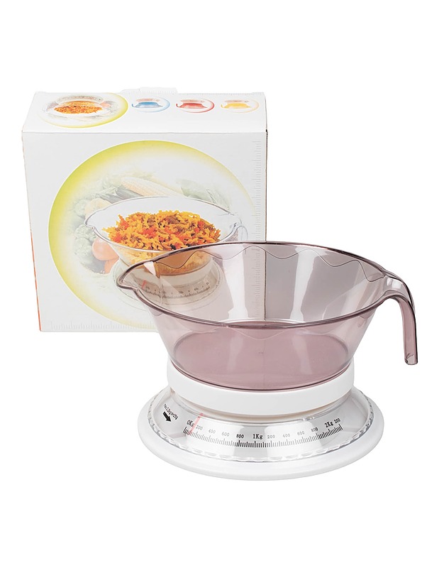 Mekaaninen keittiövaaka, pinkki - Lautaset ja kulhot - 10105607168 - 0