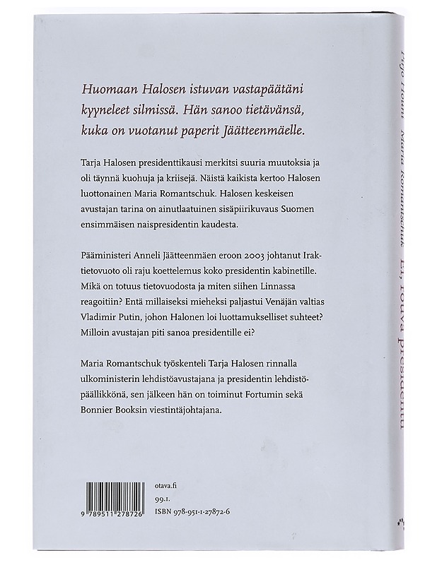  Ei, rouva presidentti- Pirjo Houni - Historiakirjat - 10105607172 - 1