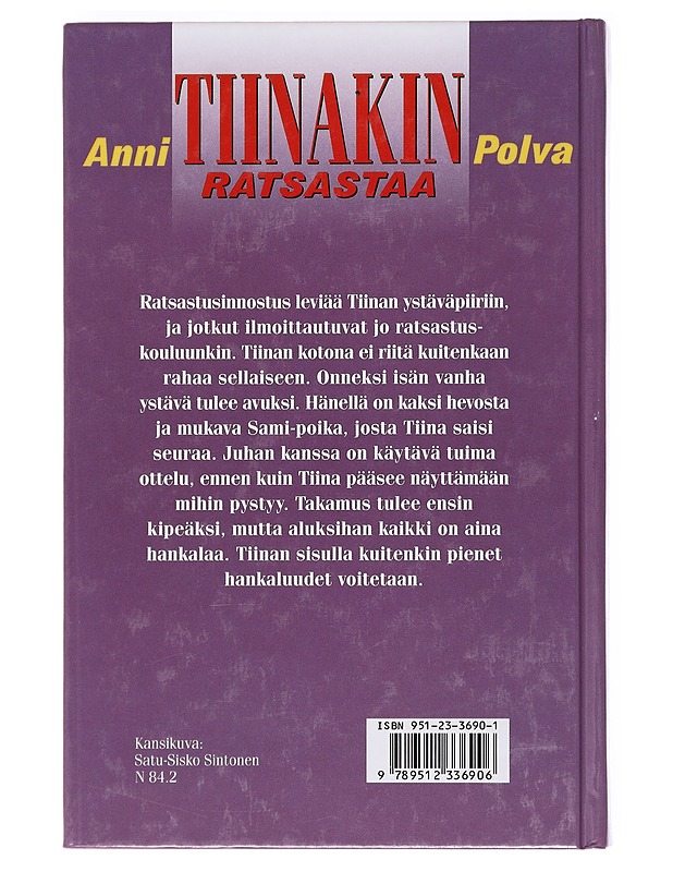 Tiinakin ratsastaa - Anni Polva - Nuorten kirjat - 10105607173 - 1