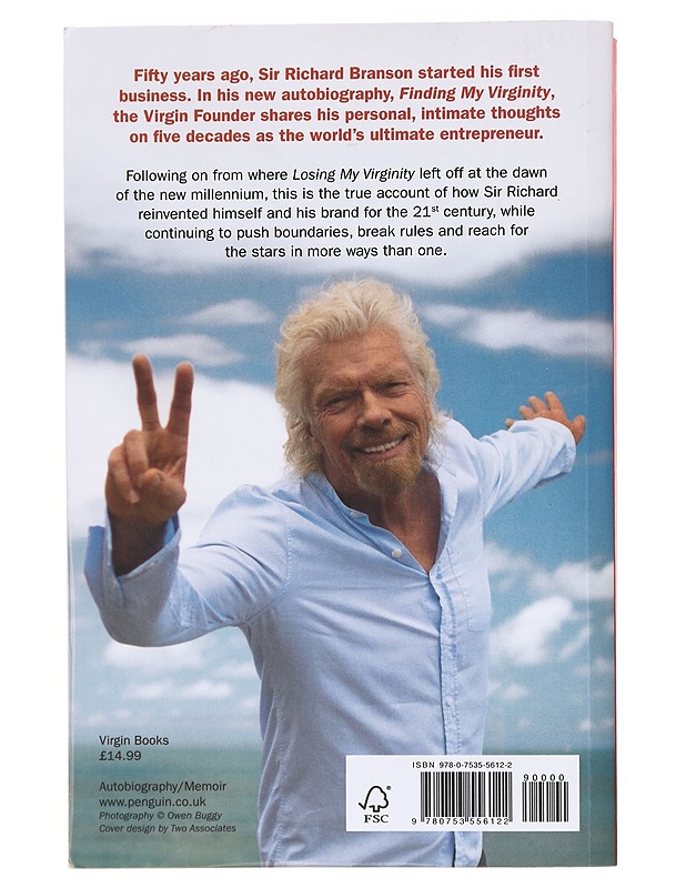 Finding my virginity : the new autobiography - Richard Branson - Elämäkerrat ja muistelmat - 10105607359 - 1