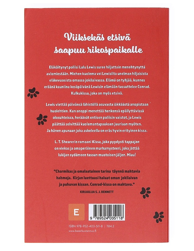 Kissa, joka pyydysti tappajan - Shearer, L. T. - Romaanit ja novellit - 10105607370 - 1