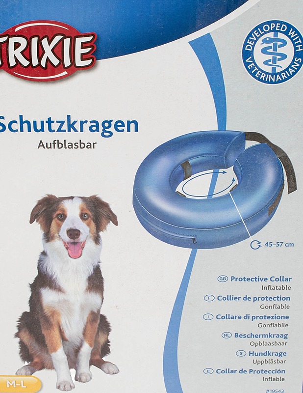 TRIXIE puhallettava suojakauluri, M-L - Lemmikkitarvikkeet - 10105607466 - 2